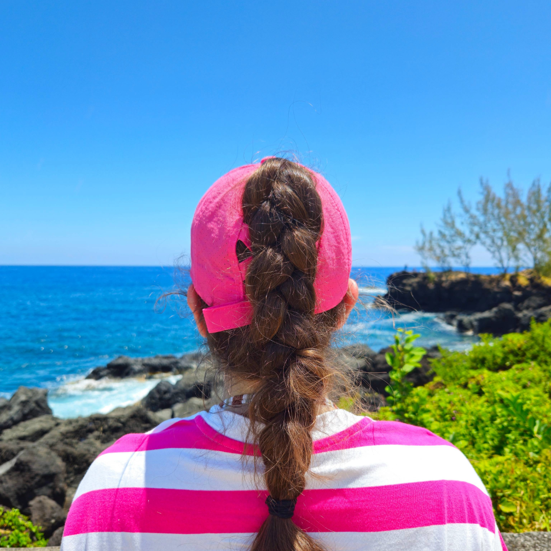 Ponytail cap (Pink)