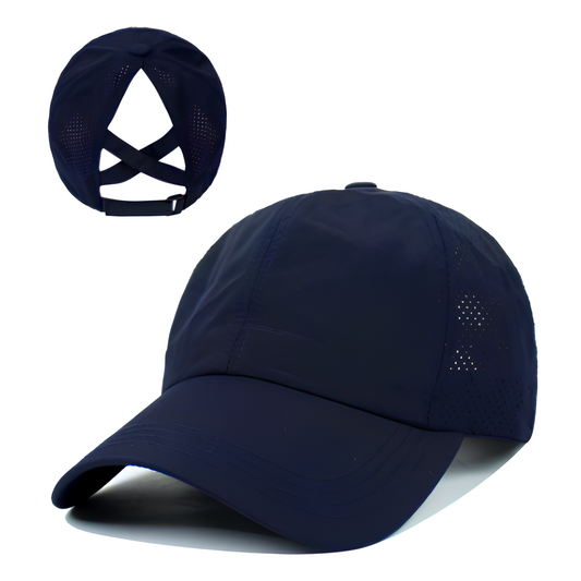 Ponytail cap (Navy)