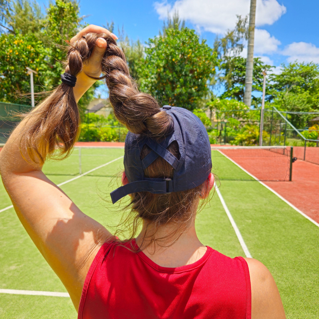 Ponytail cap (Navy)