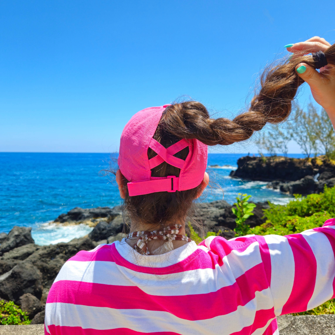 Ponytail cap (Pink)