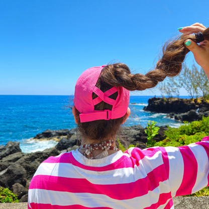 Ponytail cap (Pink)