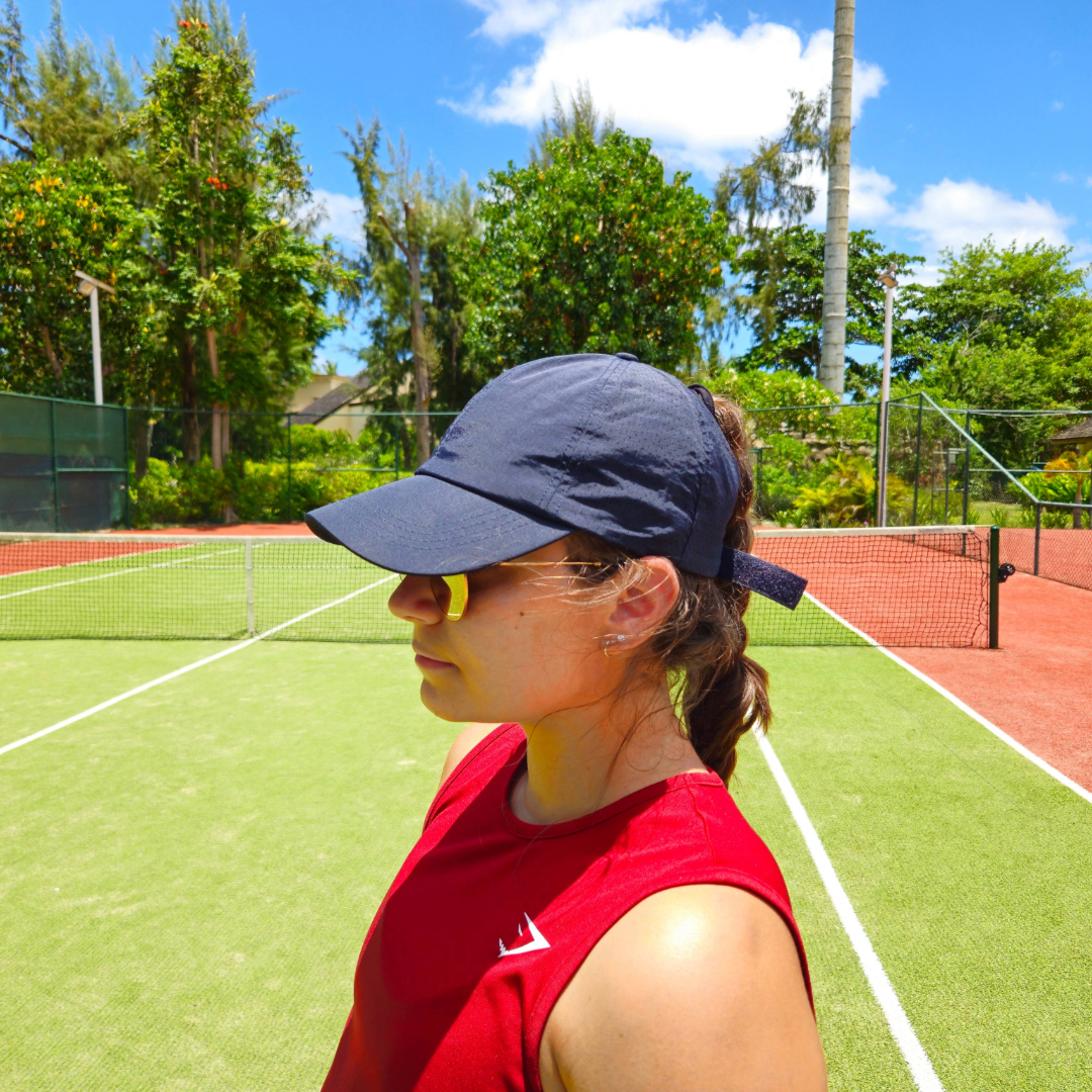 Ponytail cap (Navy)