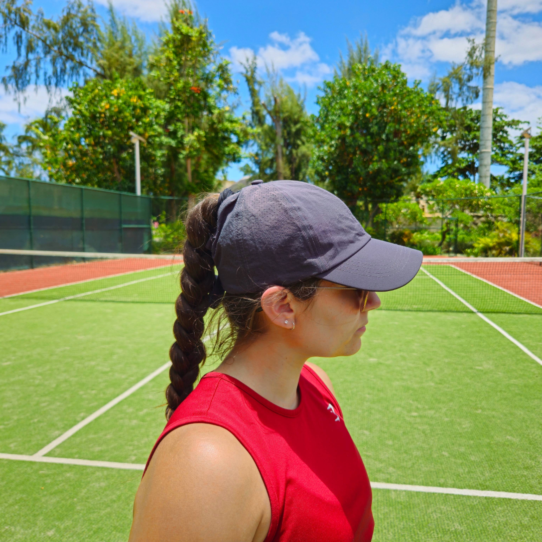 Ponytail cap (dark Grey)