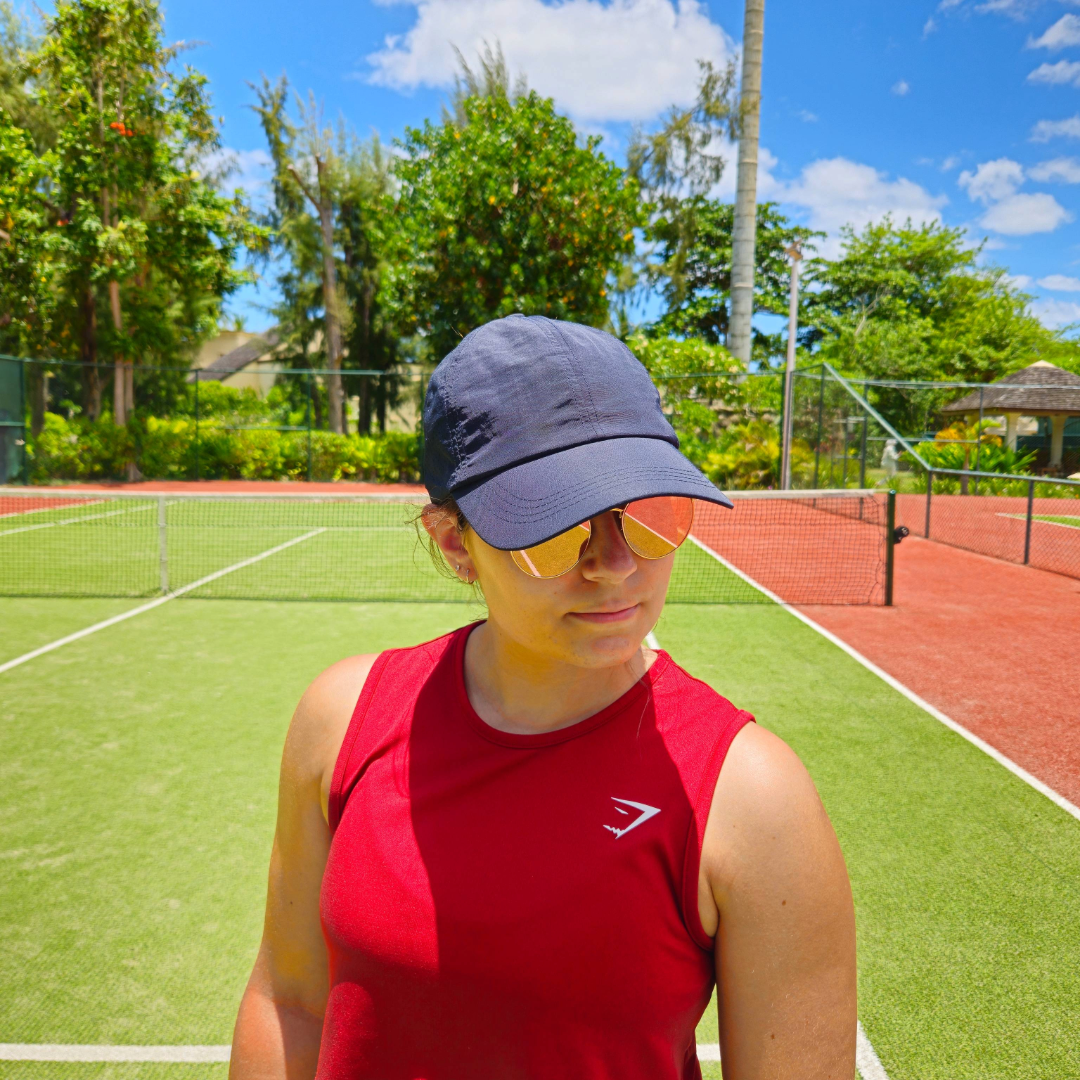 Ponytail cap (Navy)