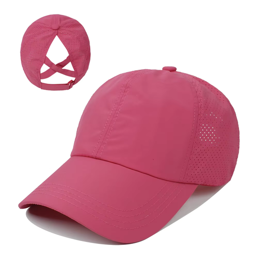 Ponytail cap (Pink)