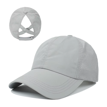 Ponytail cap (light Grey)